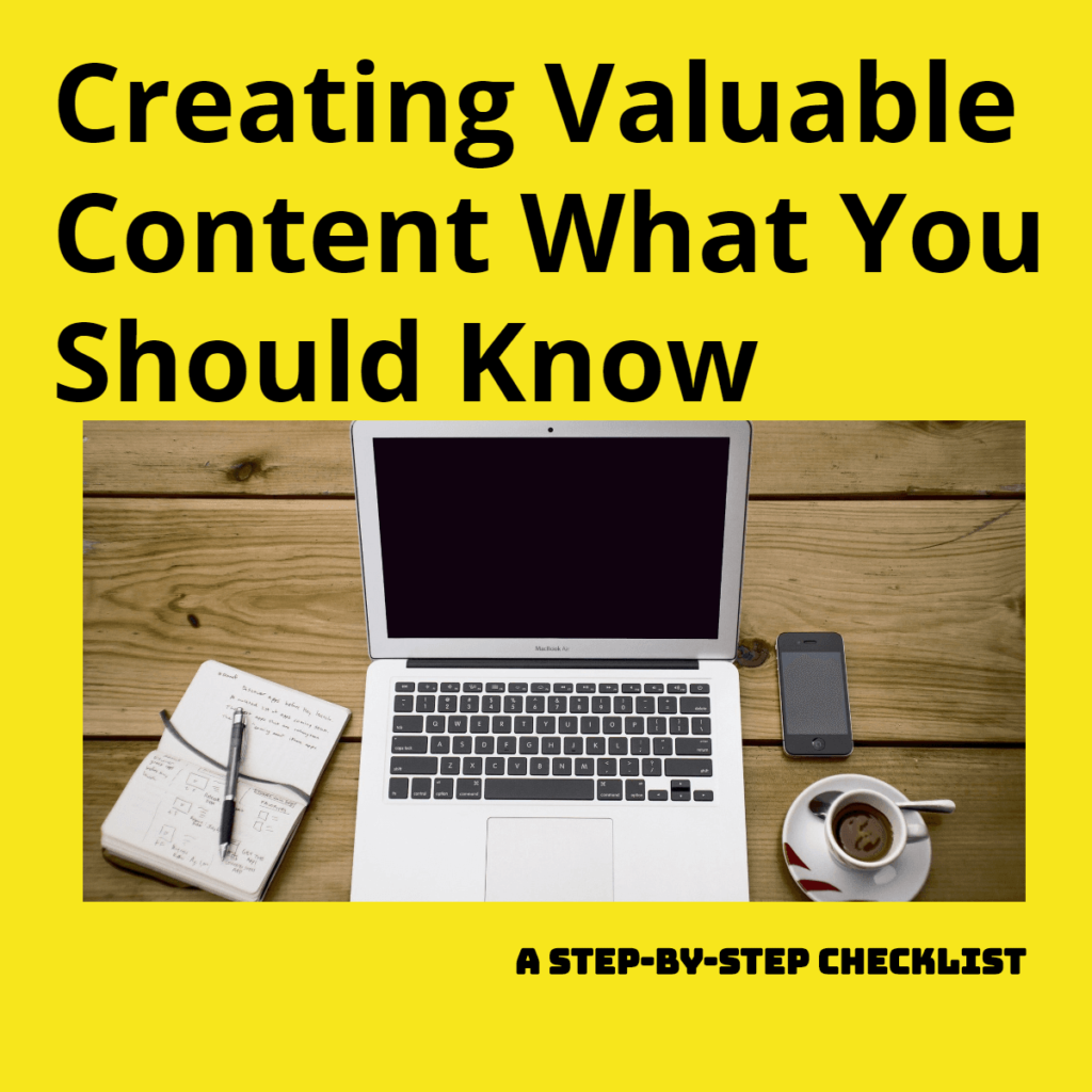 Creating Valuable Content Checklist